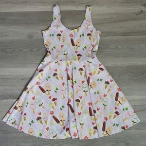 BlackMilk You Scream Ice Cream Scoop Skater Dress